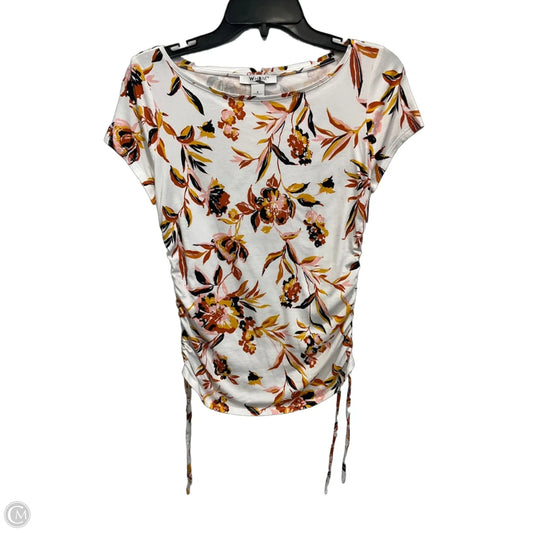 Top Short Sleeve By White House Black Market In Multi-colored, Size: S