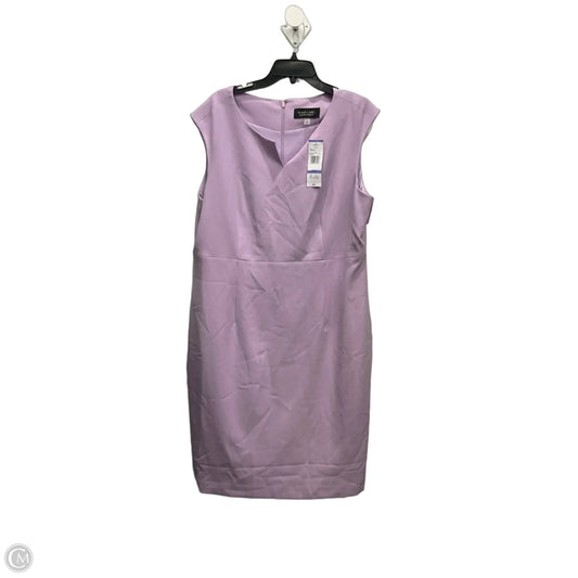 Dress Casual Midi By Black Label In Purple, Size: Xl