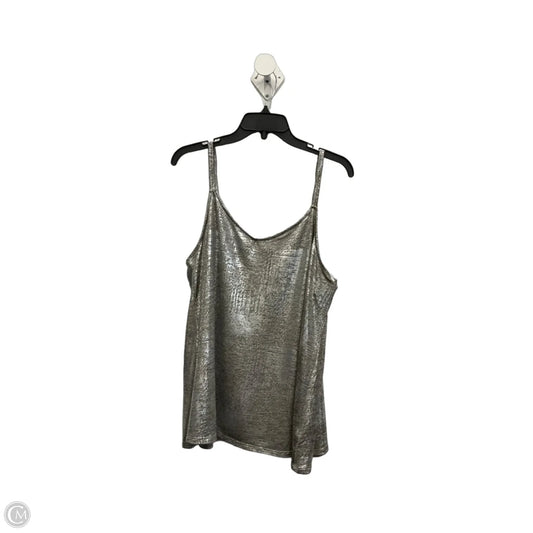 Top Sleeveless By Torrid In Grey, Size: 1x