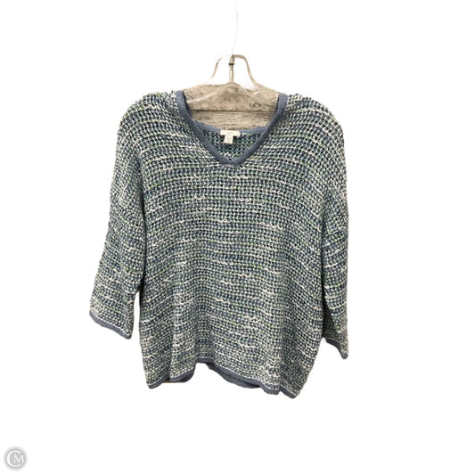 Top Long Sleeve By J. Jill In Multi-colored, Size: M