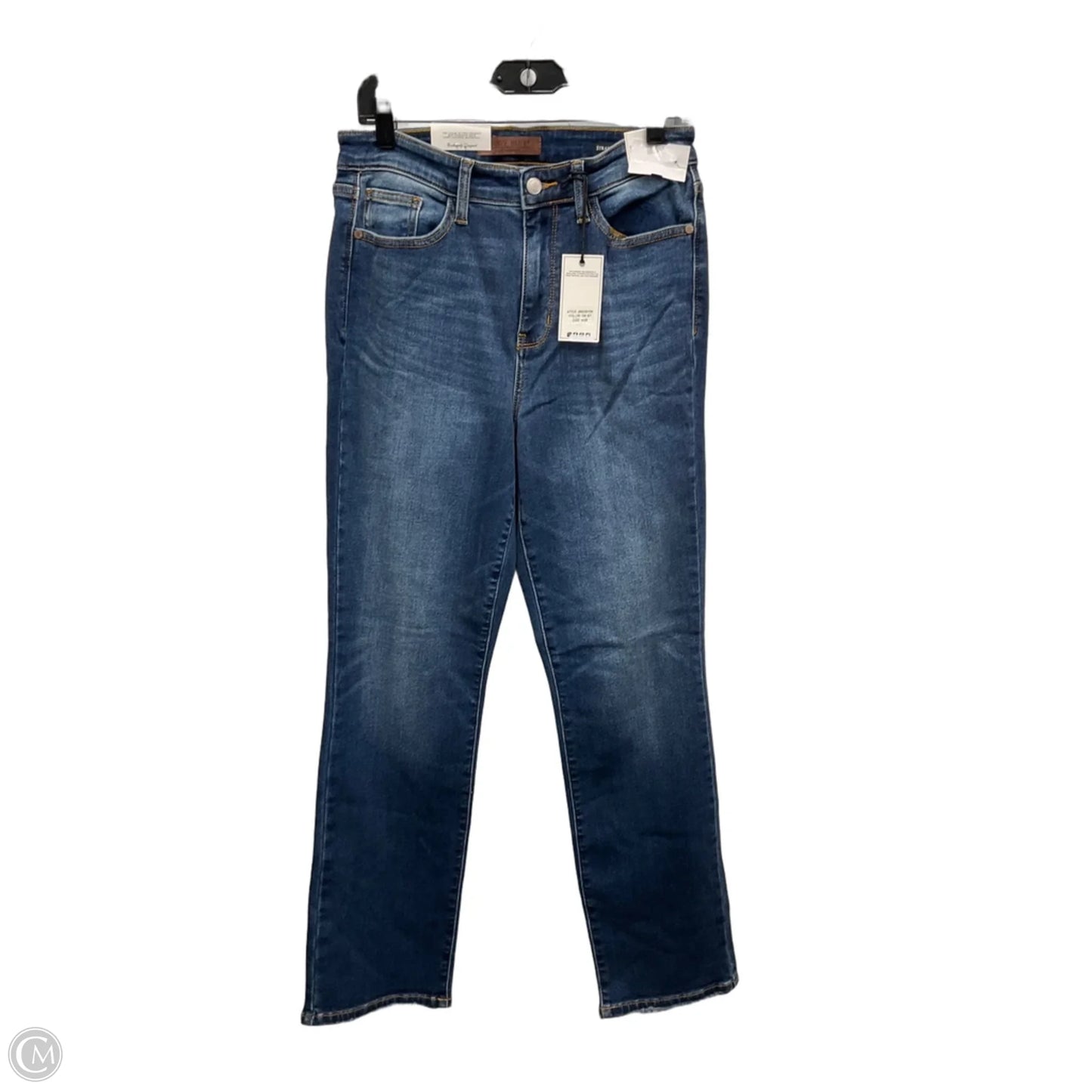 Jeans Straight By Judy Blue In Blue Denim, Size: 8