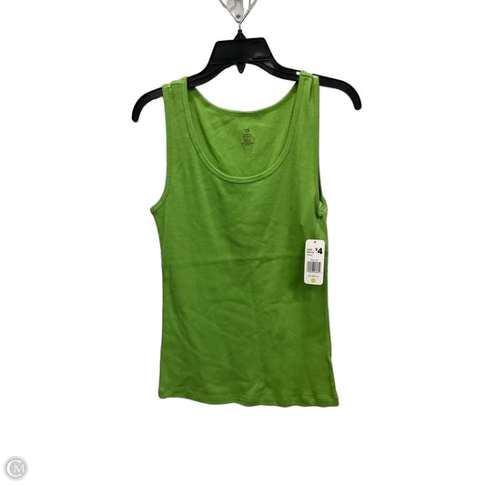 Top Sleeveless By Bobbie Brooks In Green, Size: M