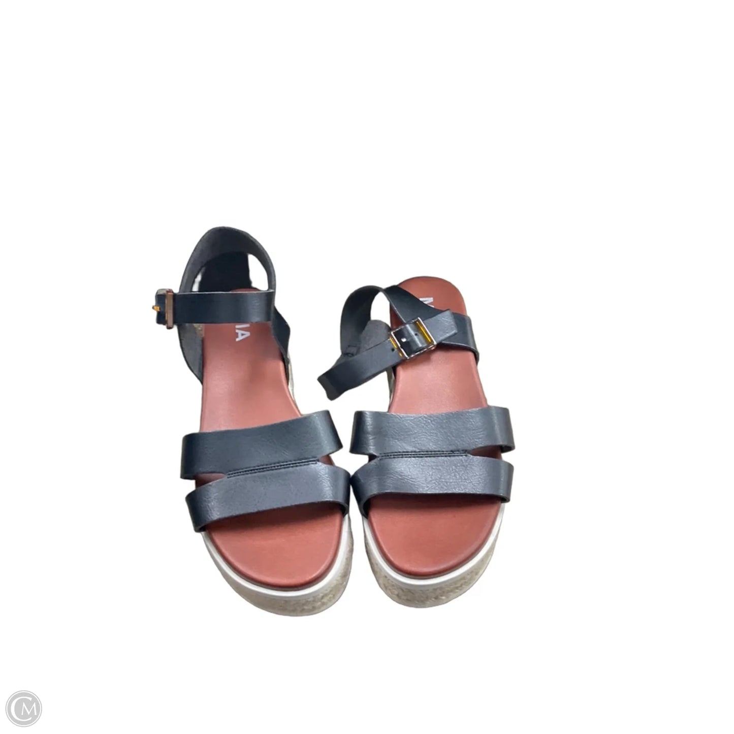 Sandals Heels Block By Mia In Black, Size: 8