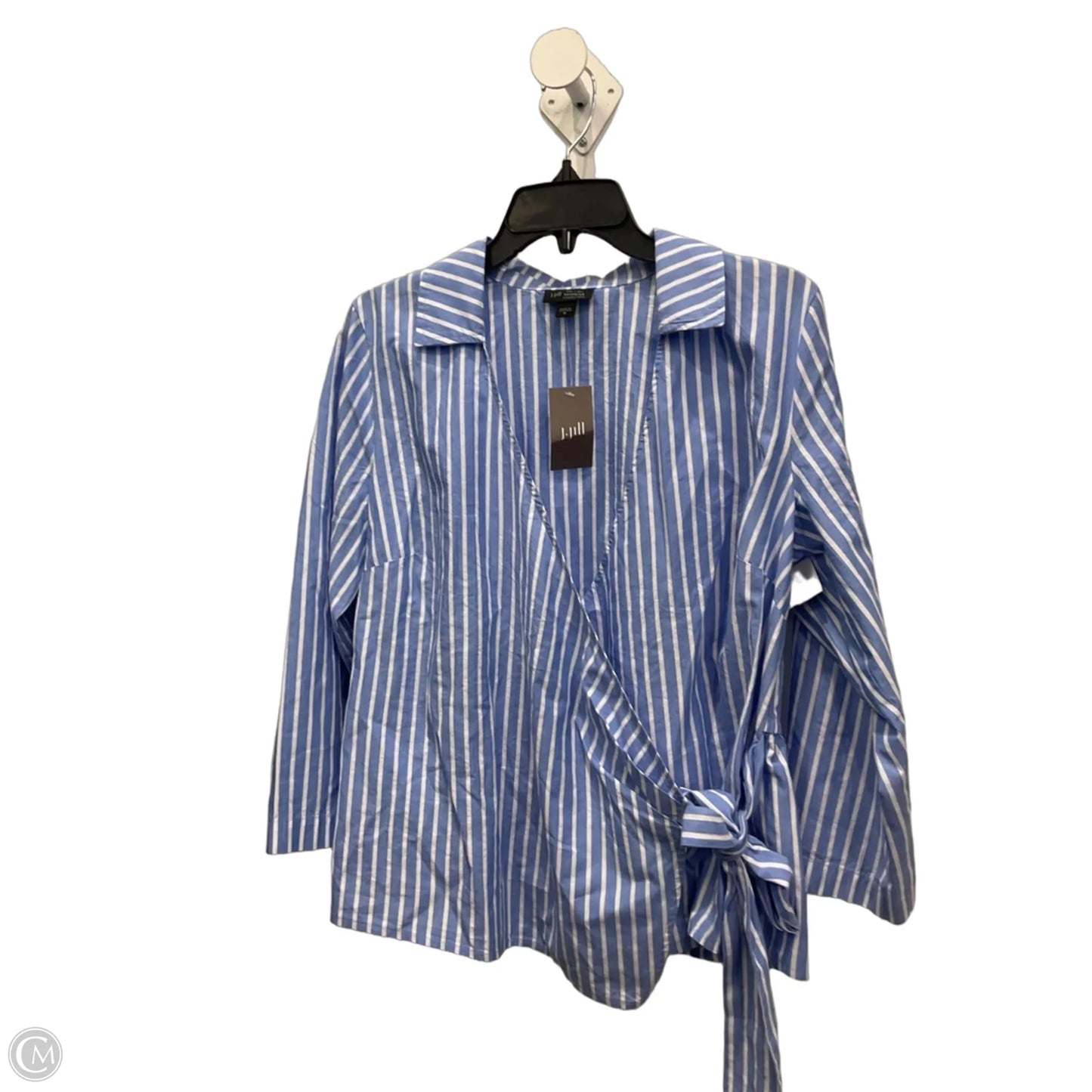 Top 3/4 Sleeve By J. Jill In Striped Pattern, Size: M
