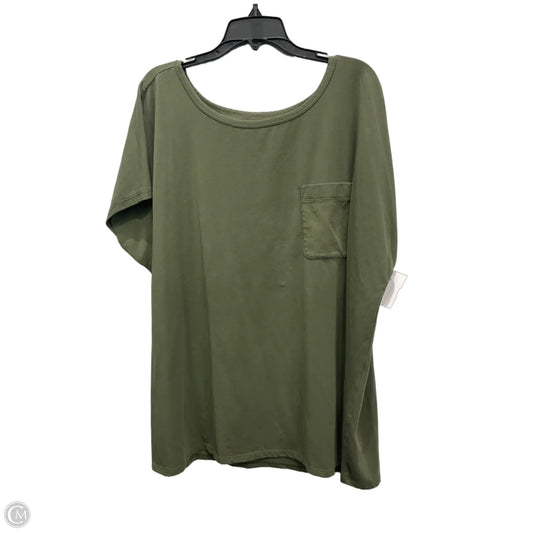 Top Short Sleeve By J. Jill In Green, Size: Xl