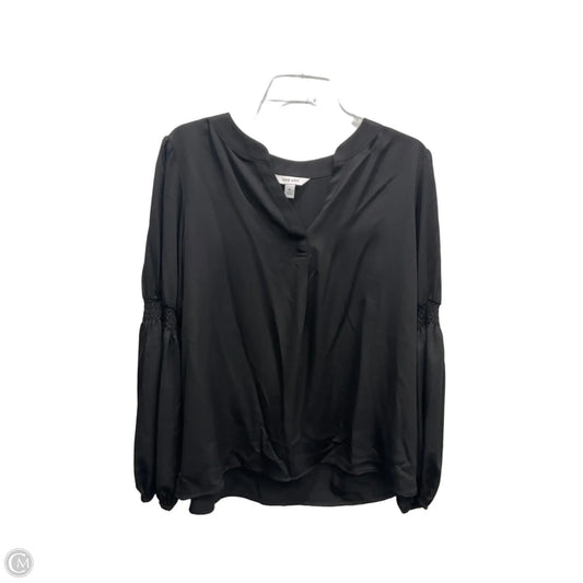 Top Long Sleeve By Nine West In Black, Size: Xl