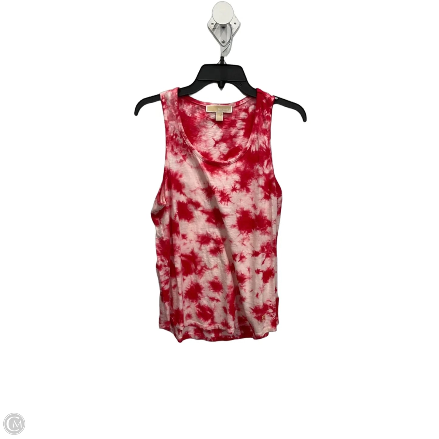 Top Sleeveless By Michael By Michael Kors In Tie Dye Print, Size: M