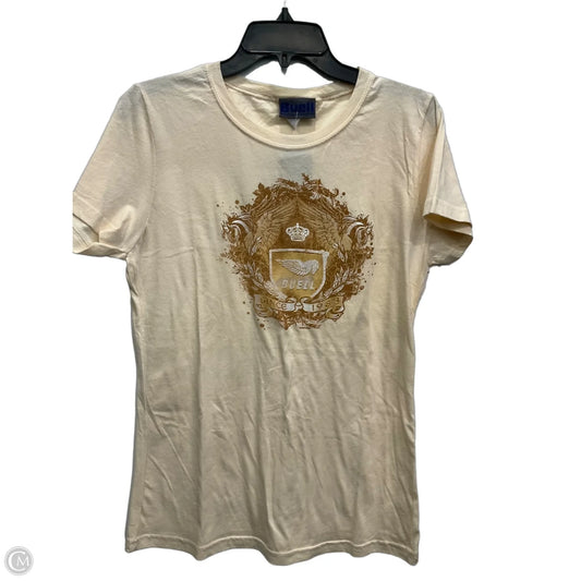 Top Short Sleeve By Clothes Mentor In Yellow, Size: Xl
