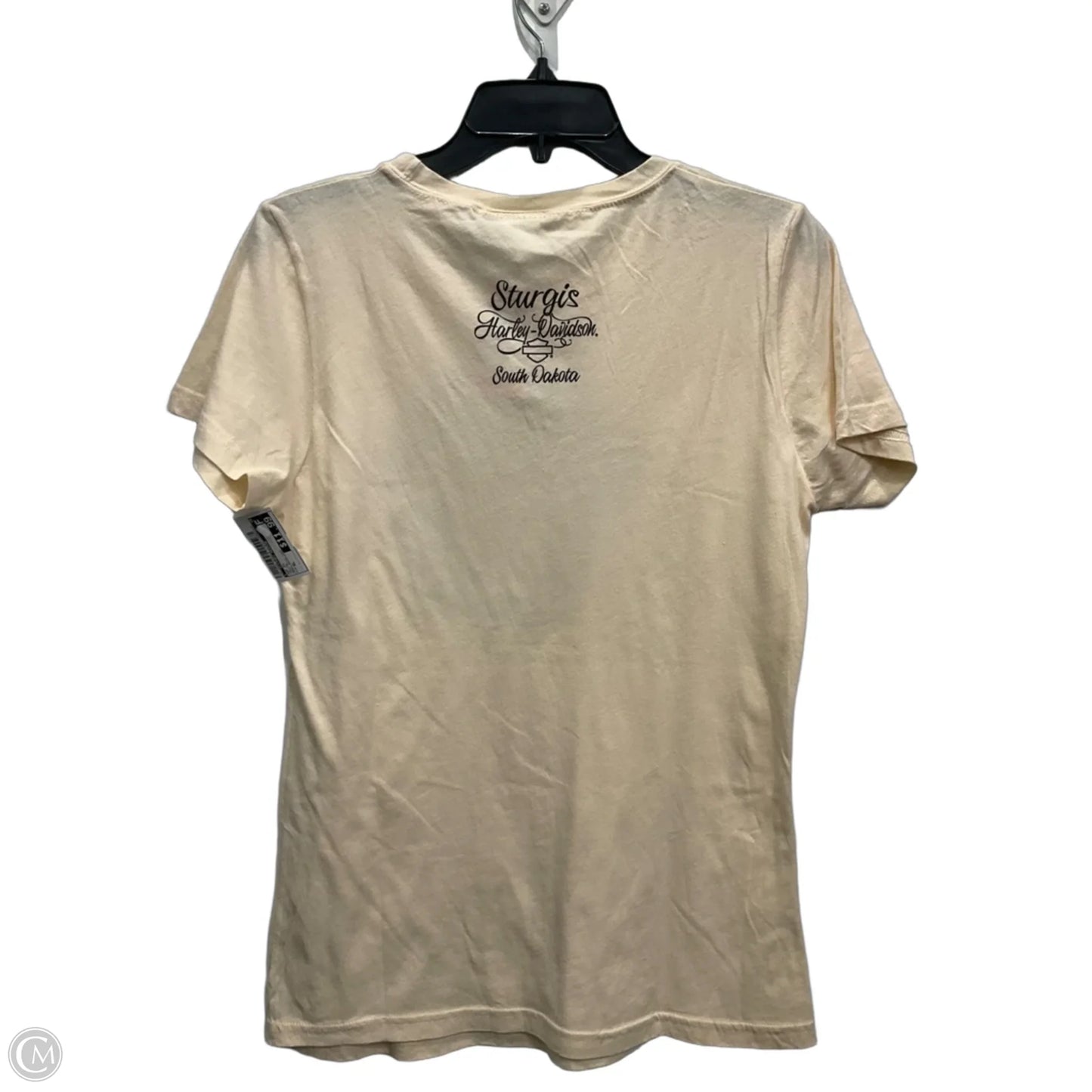 Top Short Sleeve By Clothes Mentor In Yellow, Size: Xl