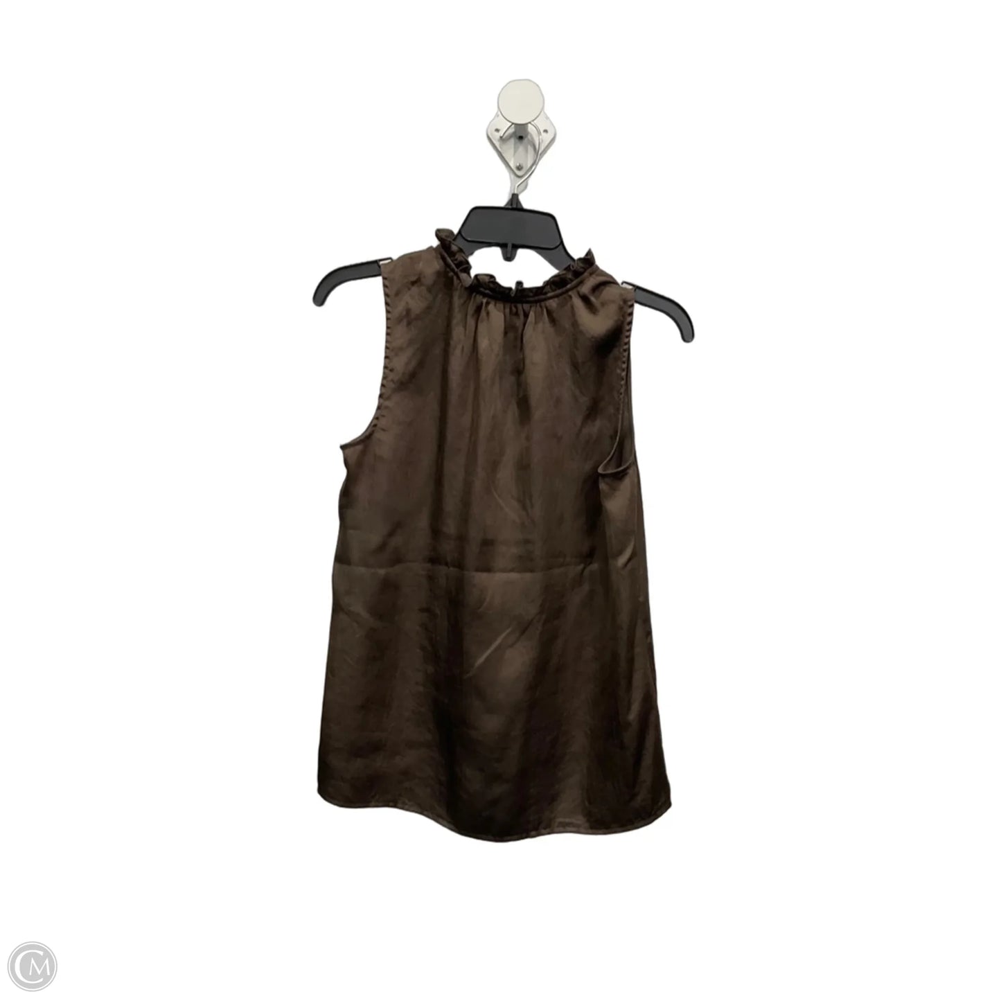 Top Sleeveless By Loft In Brown, Size: S