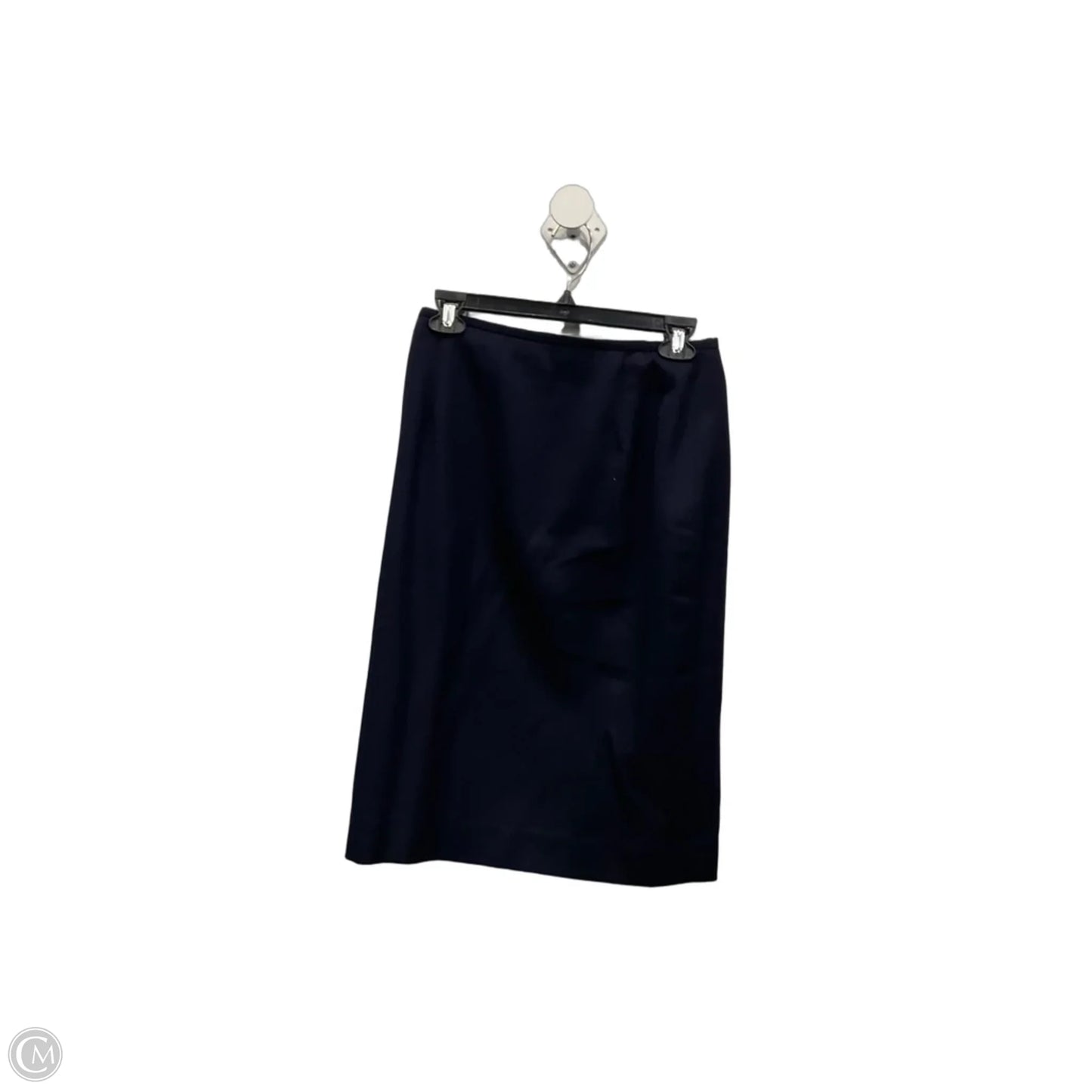 Skirt Midi By Lauren By Ralph Lauren In Navy, Size: 10