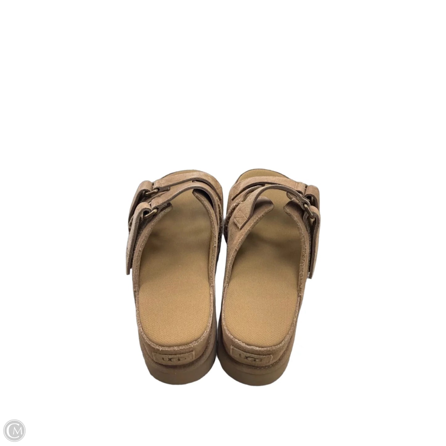 Sandals Designer By Ugg In Brown, Size: 7