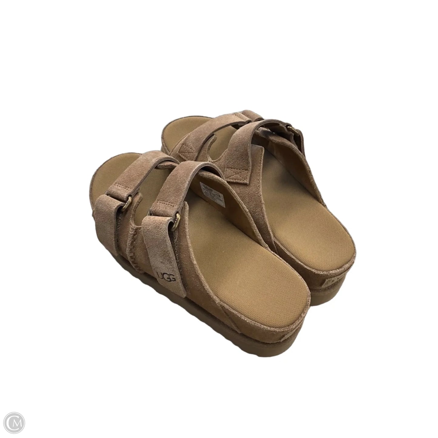 Sandals Designer By Ugg In Brown, Size: 7