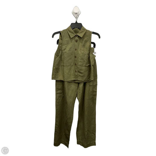 Pants Set 2pc By Loft In Green, Size: 0