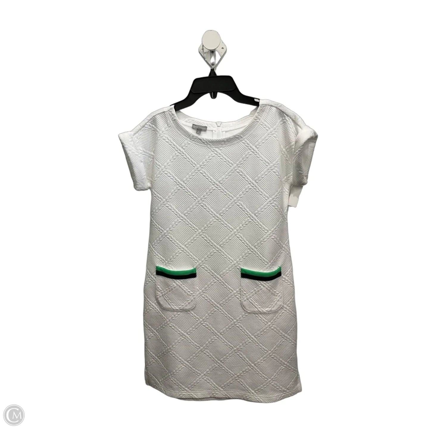 Dress Casual Midi By Talbots In White, Size: 0