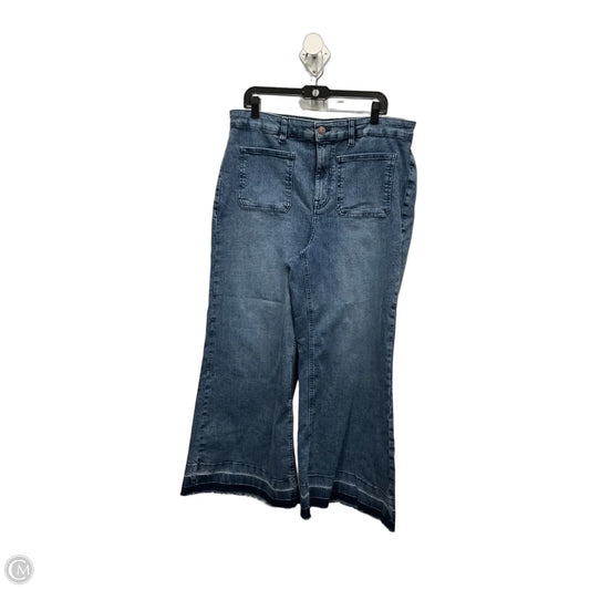 Jeans Wide Leg By Torrid In Blue Denim, Size: 16
