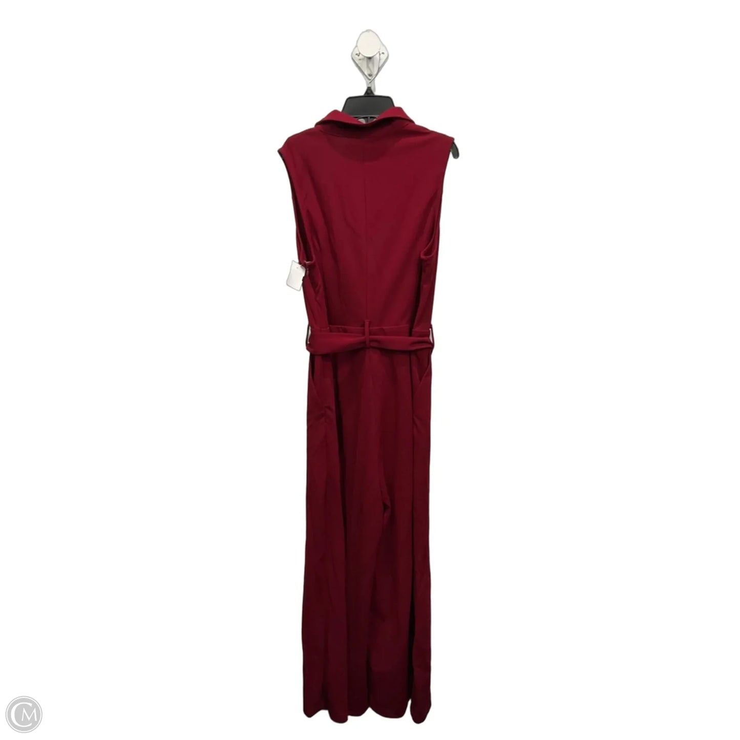 Jumpsuit By Clothes Mentor In Maroon, Size: L