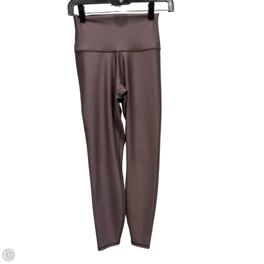 Athletic Leggings By Alo In Taupe, Size: Xs