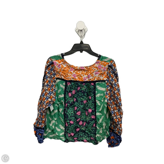 Top Long Sleeve By Maeve In Multi-colored, Size: M