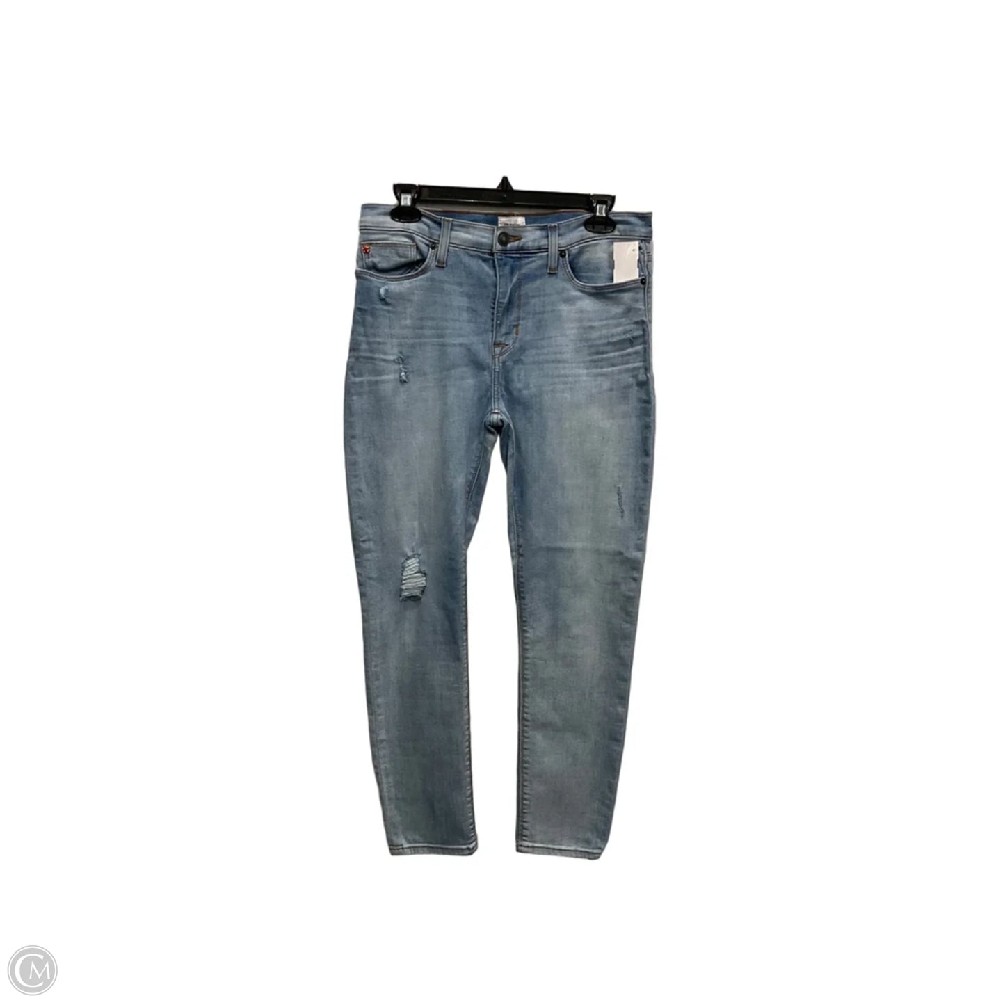 Jeans Straight By Hudson In Blue Denim, Size: 8