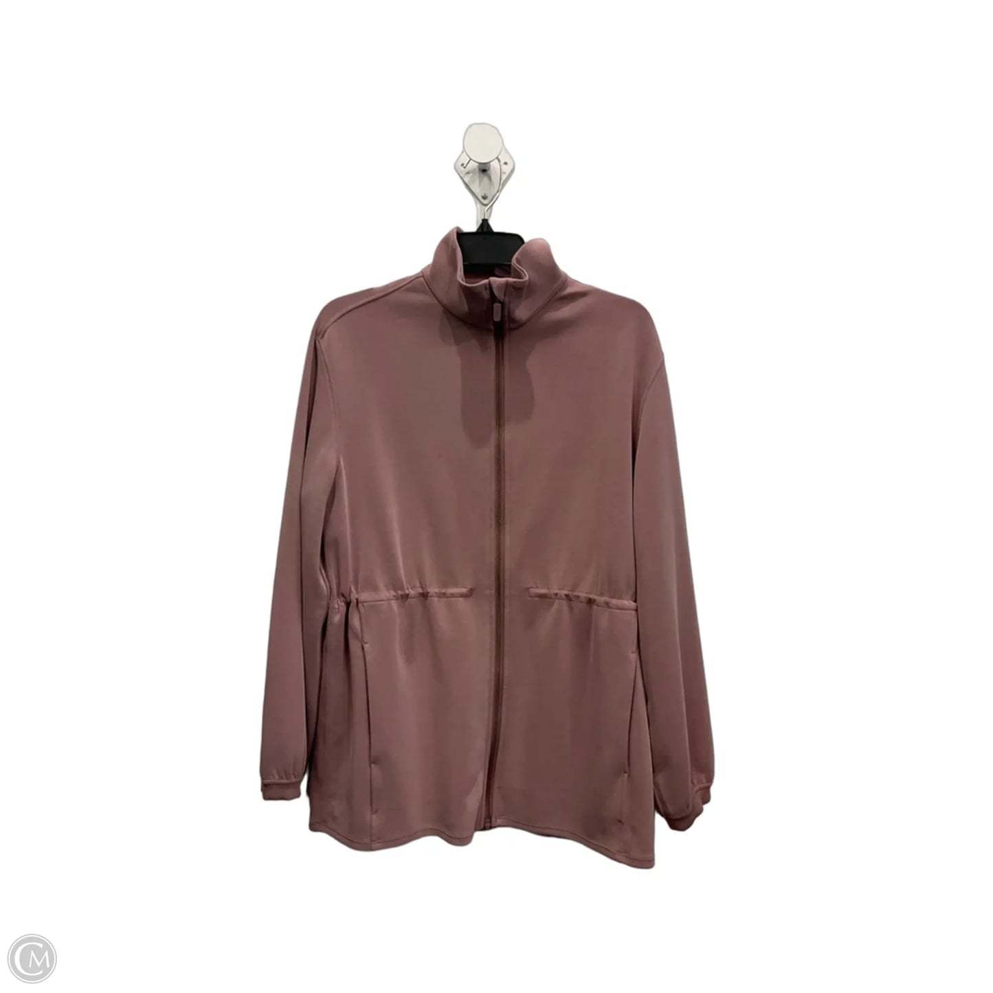 Athletic Jacket By Lululemon In Mauve, Size: M