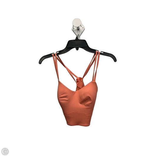 Athletic Bra By Lululemon In Orange, Size: M