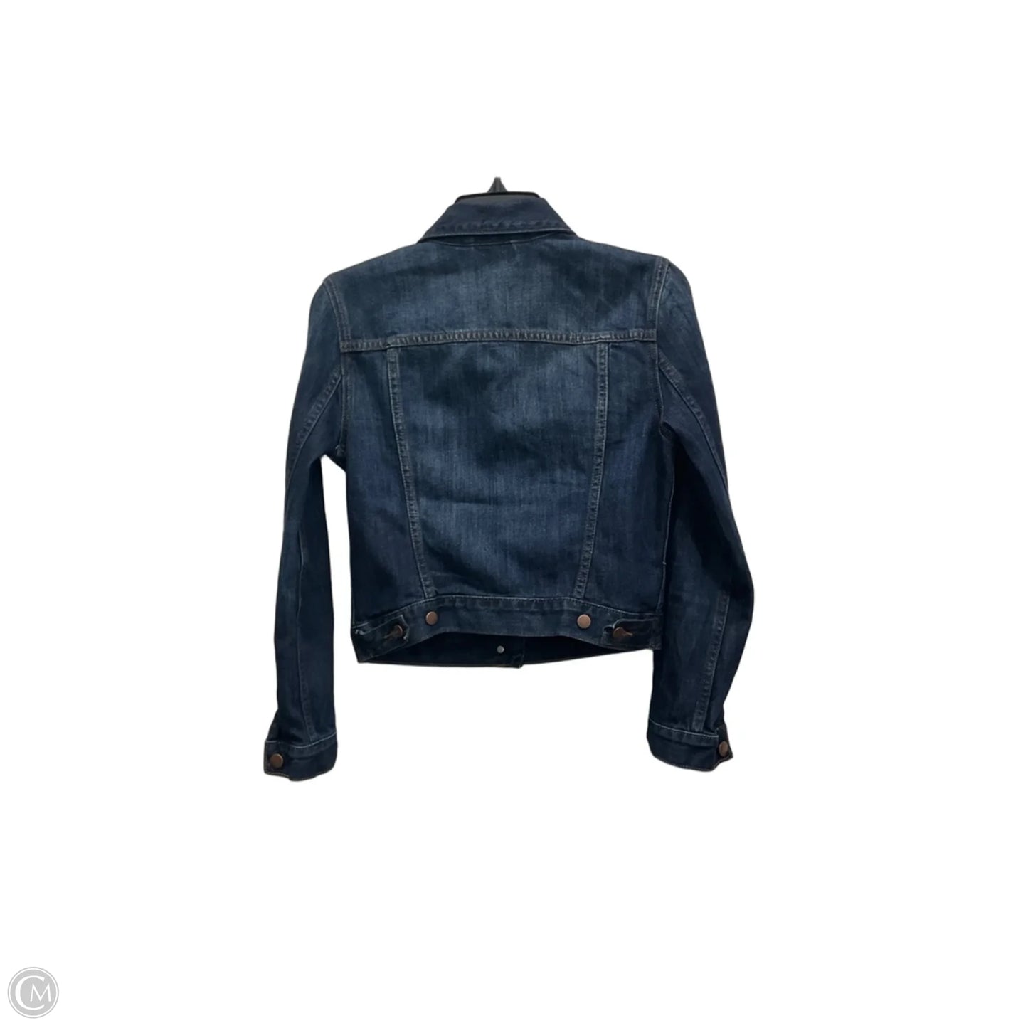 Jacket Denim By Gap In Blue Denim, Size: Xs