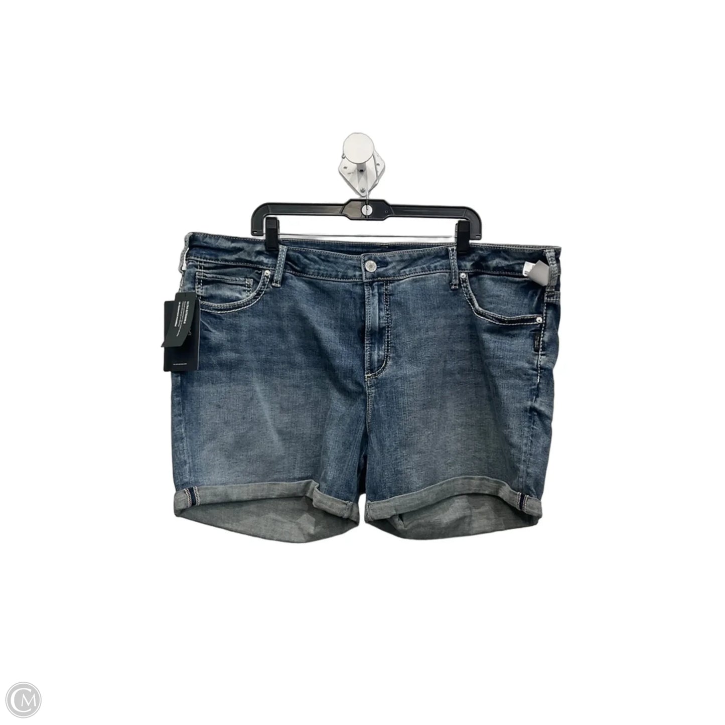 Shorts By Clothes Mentor In Blue Denim, Size: 24