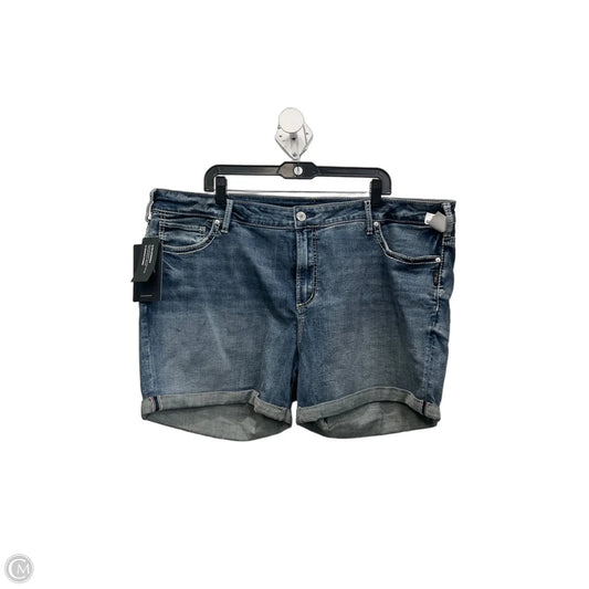 Shorts By Clothes Mentor In Blue Denim, Size: 24