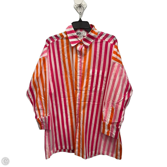 Swimwear Cover-up By Beach Riot In Striped Pattern, Size: M