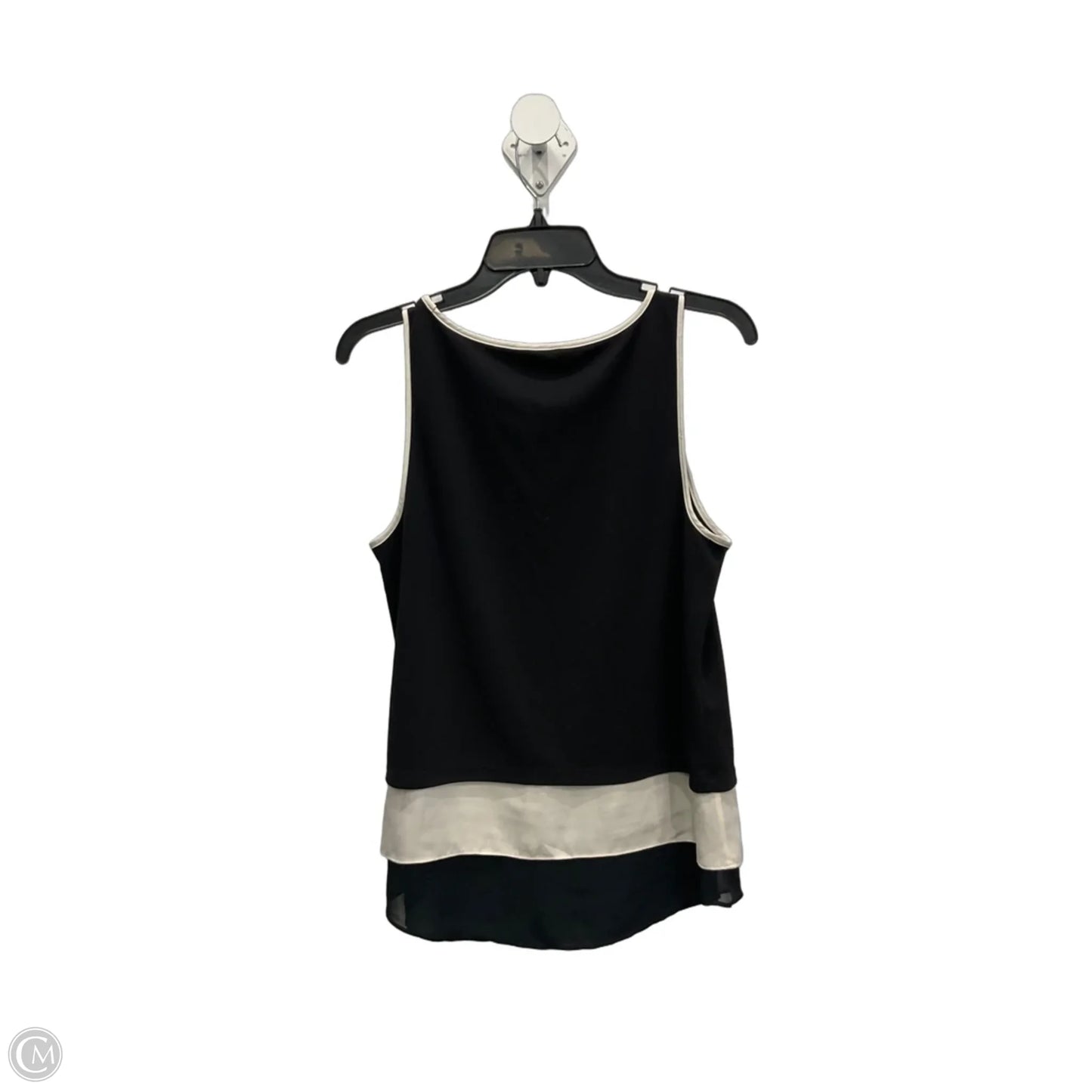 Top Sleeveless By Ann Taylor In Black, Size: S
