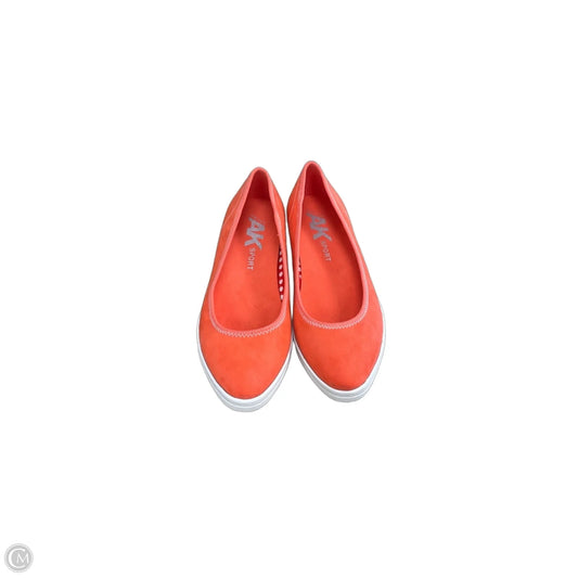Shoes Flats By Clothes Mentor In Orange, Size: 9