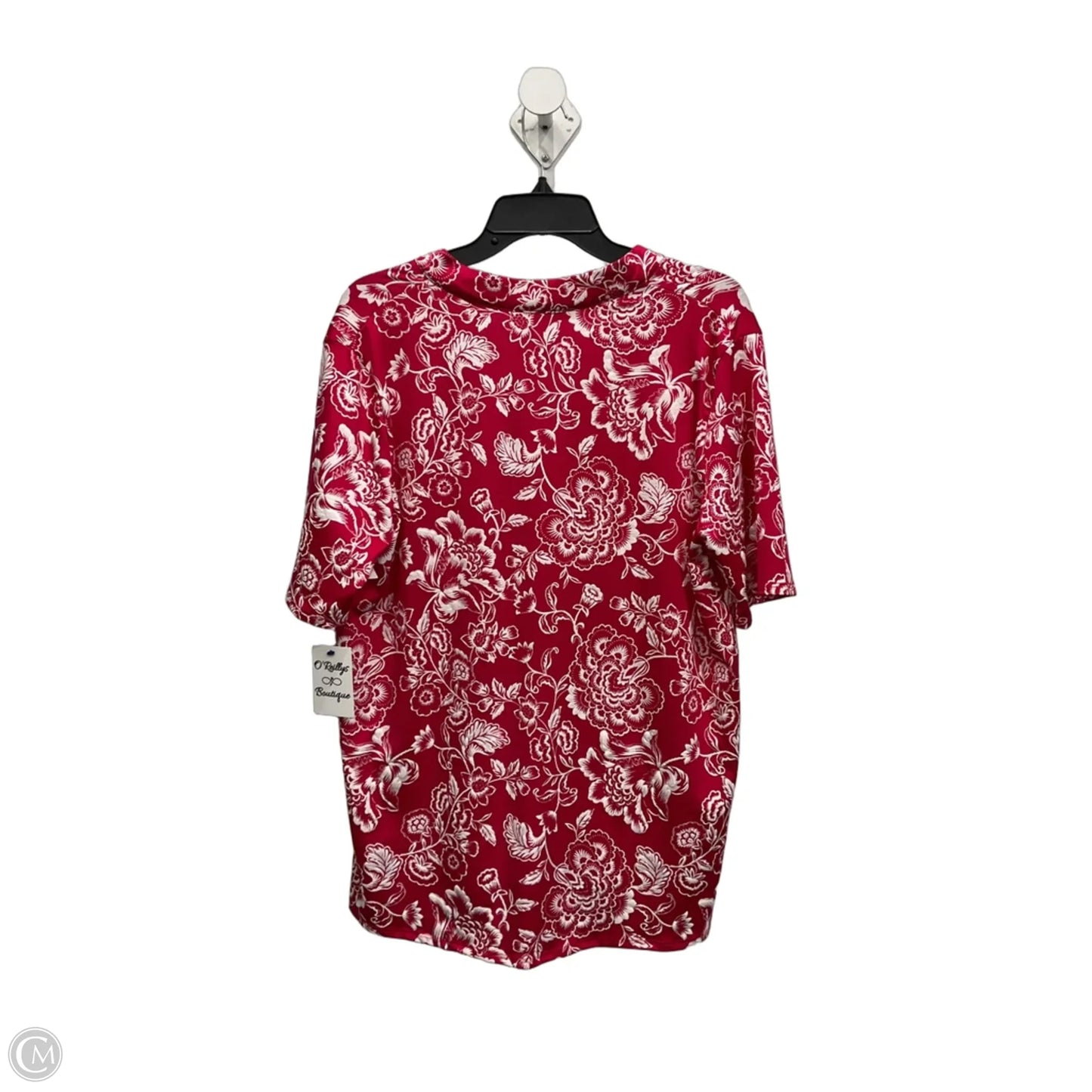 Top Short Sleeve By Blumin In Floral Print, Size: L