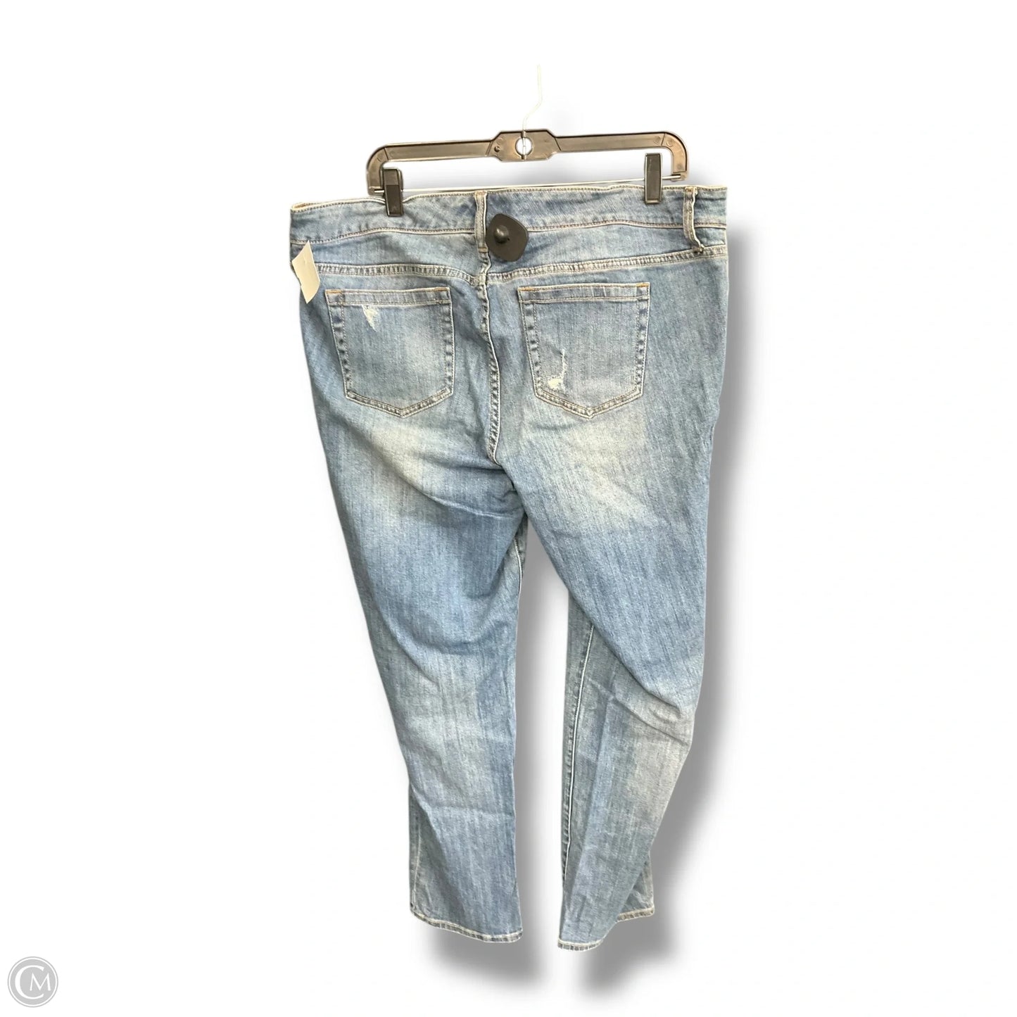 Jeans Straight By Torrid In Blue Denim, Size: 16