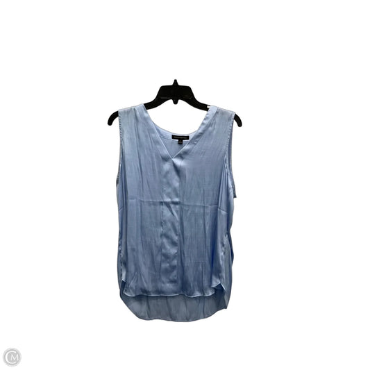 Top Sleeveless By Banana Republic In Blue, Size: L