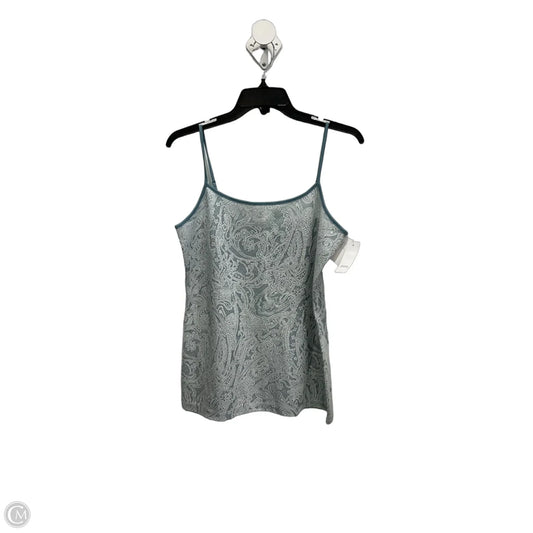 Top Sleeveless By Loft In Blue, Size: L