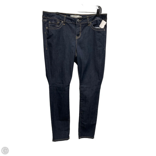 Jeans Straight By Torrid In Blue Denim, Size: 16