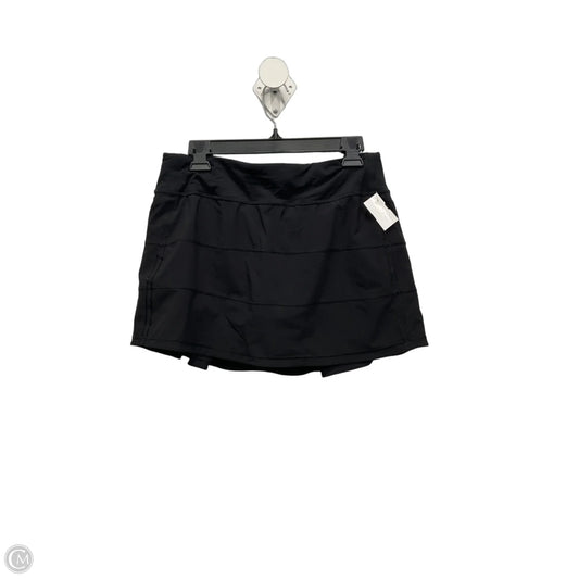 Athletic Skort By Lululemon In Black, Size: M