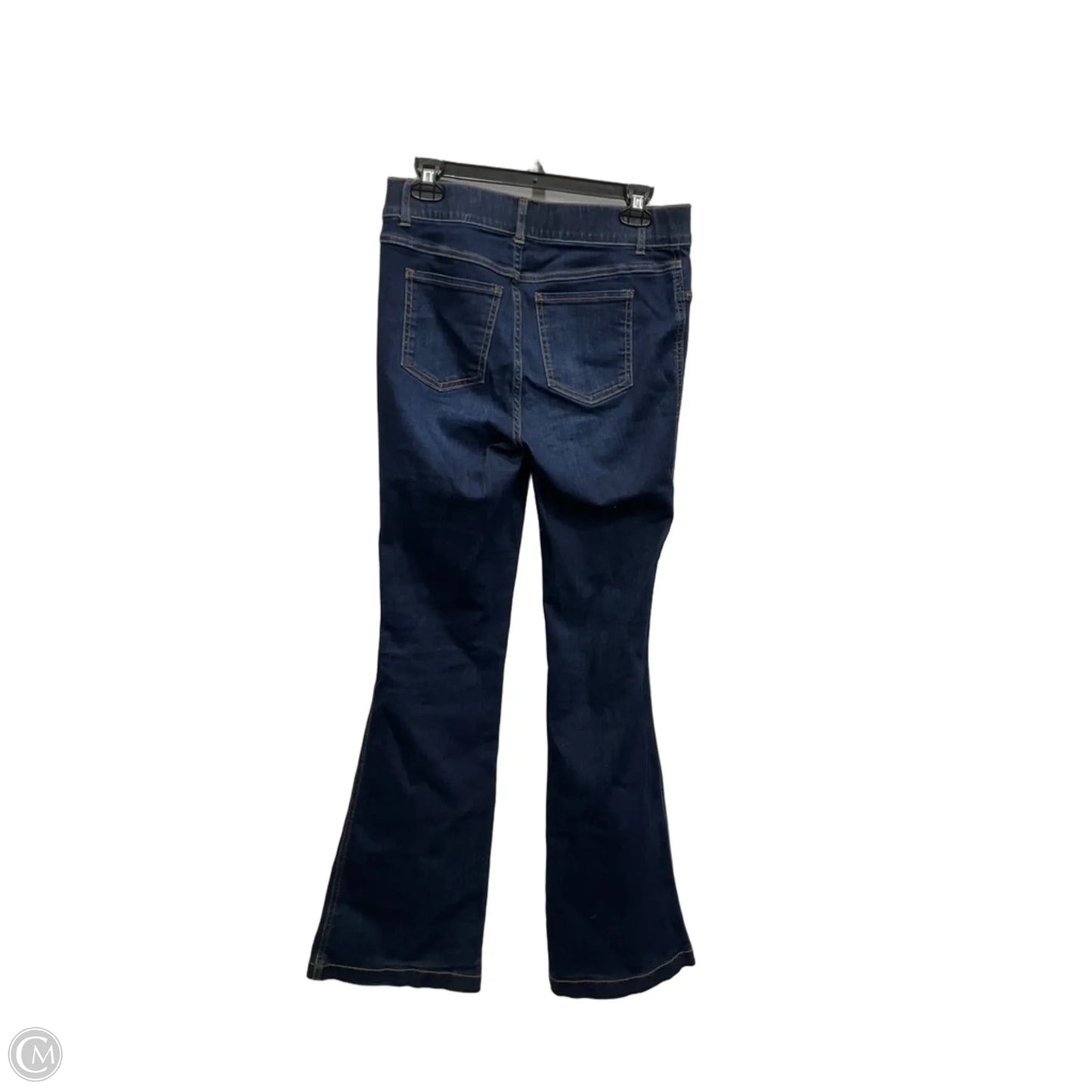 Jeans Flared By Spanx In Blue Denim, Size: 8