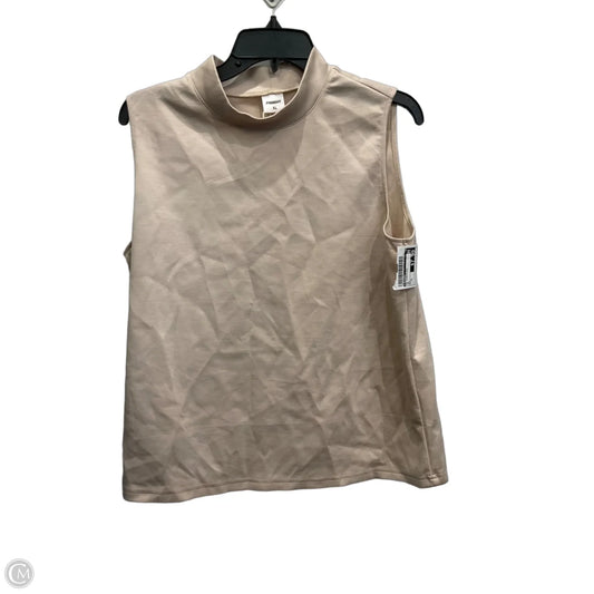 Top Sleeveless By Xieerduo In Tan, Size: Xl
