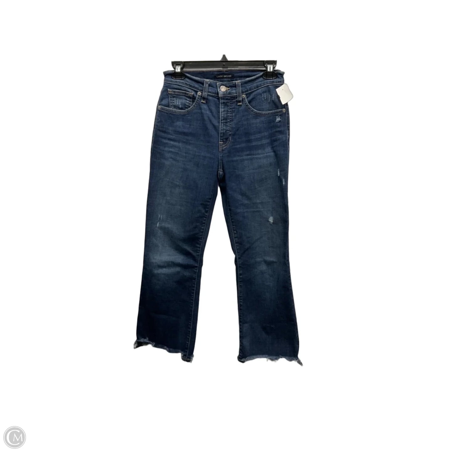 Jeans Boyfriend By Lucky Brand In Blue Denim, Size: 4