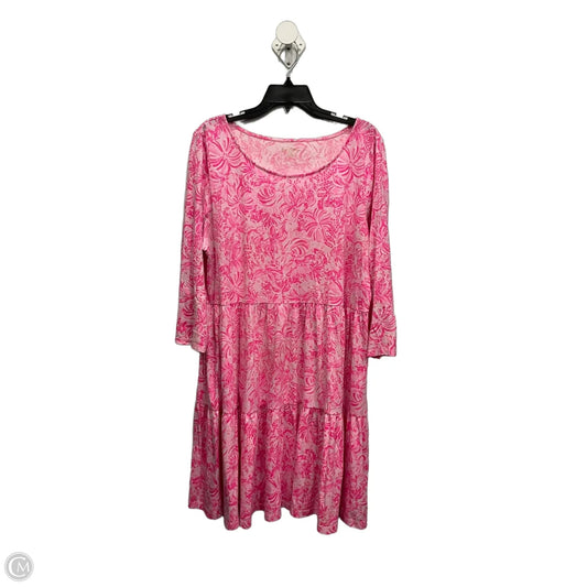 Dress Designer By Lilly Pulitzer In Pink, Size: Xxl