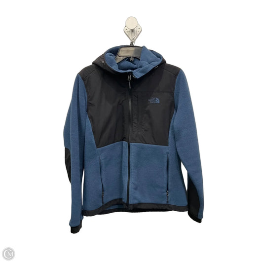 Athletic Jacket By The North Face In Black & Blue, Size: M