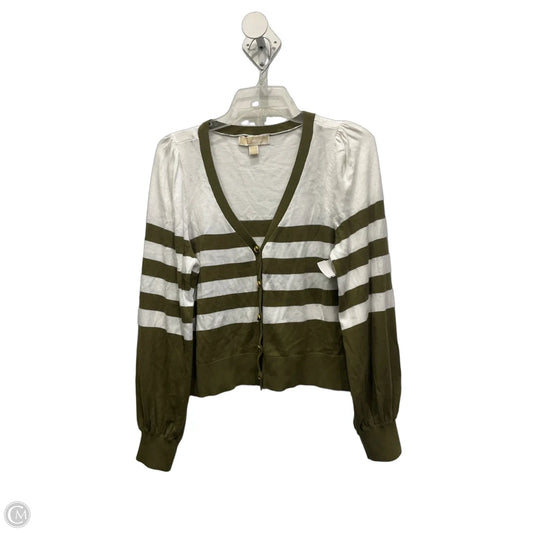 Cardigan By Michael By Michael Kors In Striped Pattern, Size: L
