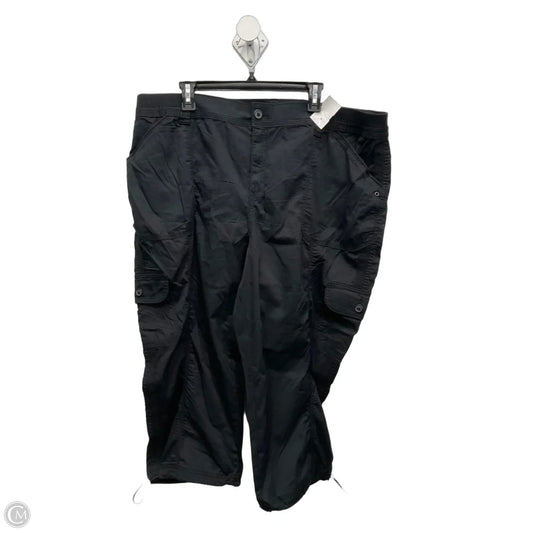 Pants Cropped By Style And Company In Black, Size: 22