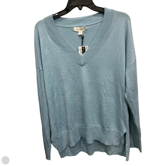 Top Long Sleeve By Treasure And Bond In Blue, Size: M