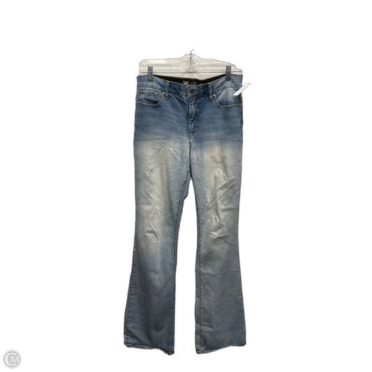 Jeans Flared By White House Black Market In Blue Denim, Size: 10