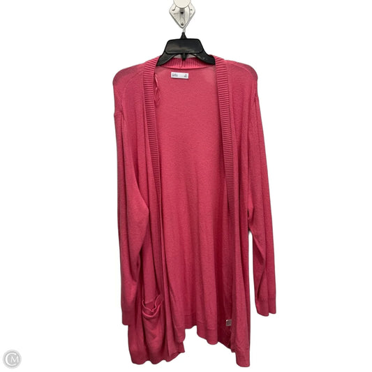 Cardigan By Croft And Barrow In Pink, Size: 3x
