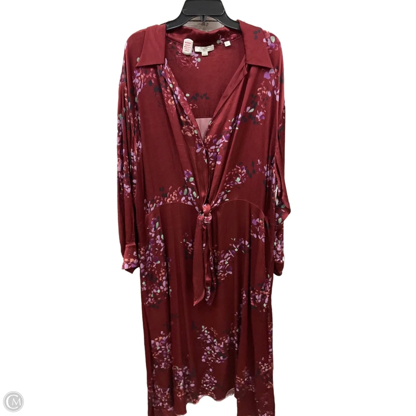 Dress Casual Maxi By Vince In Floral Print, Size: 3x