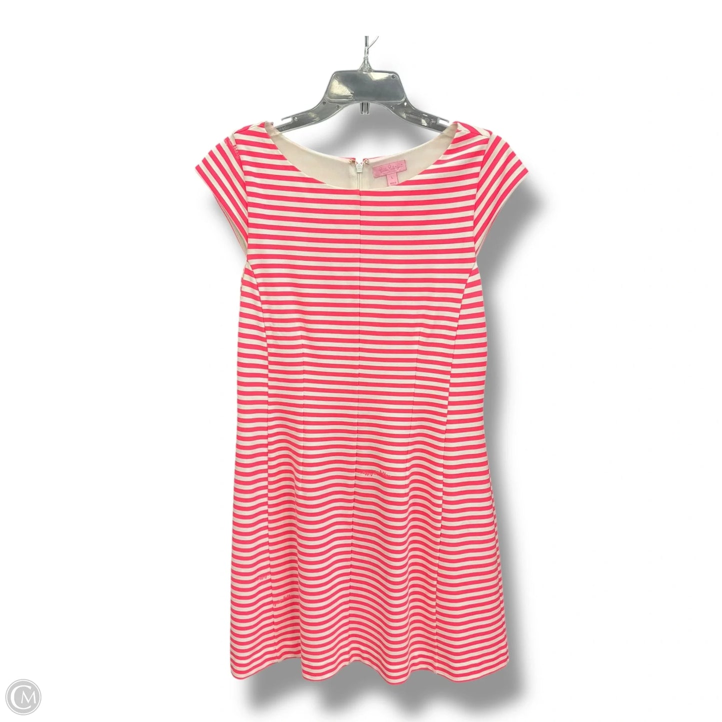 Dress Designer By Lilly Pulitzer In Striped Pattern, Size: L